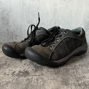 Keen Shoes Women 9 Presidio Black Leather Walking Hiking Durable Comfort 1004758